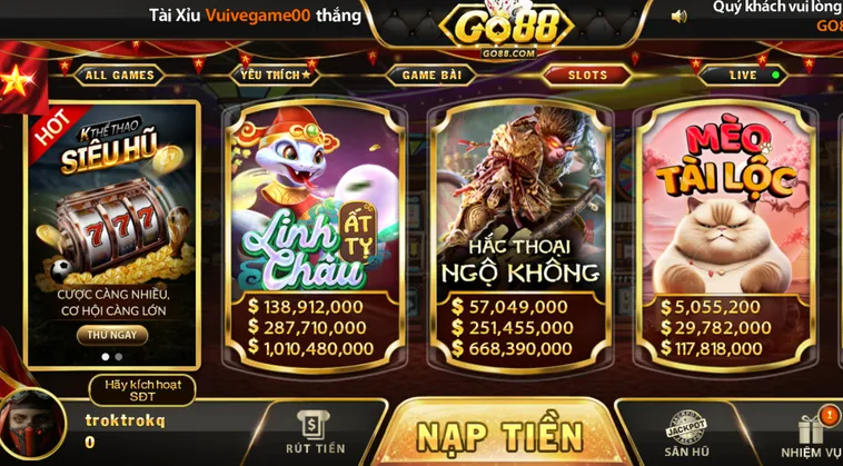 Jackpot tỷ đồng đang chờ… sẵn sàng bùng nổ cùng Go88.