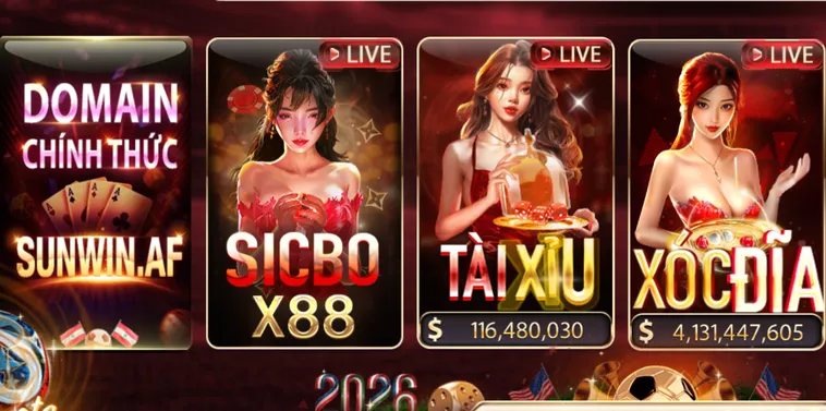 LiveStream Casino SunWin Đẳng Cấp Sòng Bài Trực Tuyến Hàng Đầu Hiện Nay